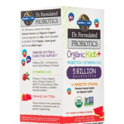 Garden Of Life Dr. Formulated Probiotics Organic Kids+ 5 Billion CFU, Watermelon Flavor - 30 Chewables