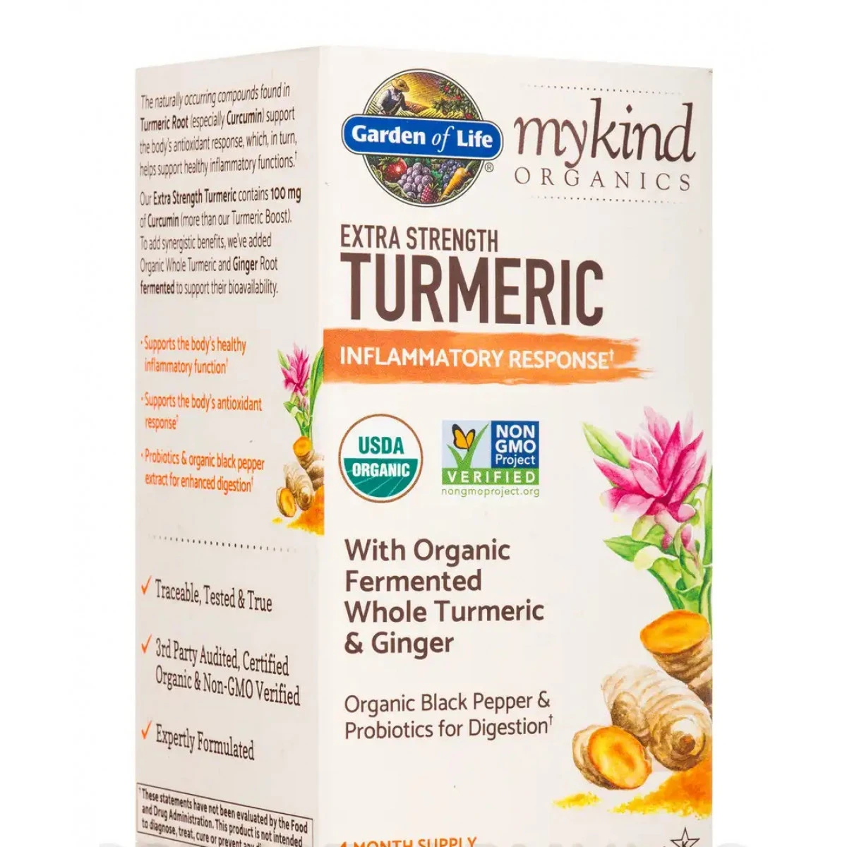Garden Of Life Mykind Organics Extra Strength Turmeric Inflammatory Response - 120 Vegan Tablets
