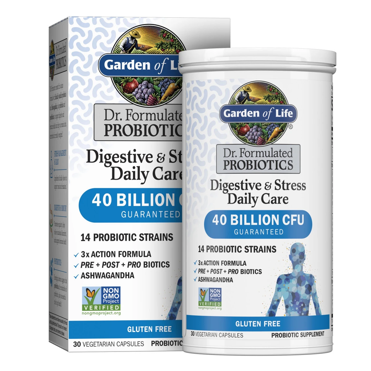 Garden Of Life Dr. Formulated Probiotics Digestive Stress Daily Care, 30ct