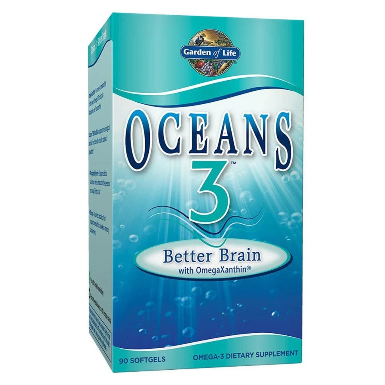 Garden Of Life Oceans 3 Better Brain W/OmegaXanthin 90 Gels