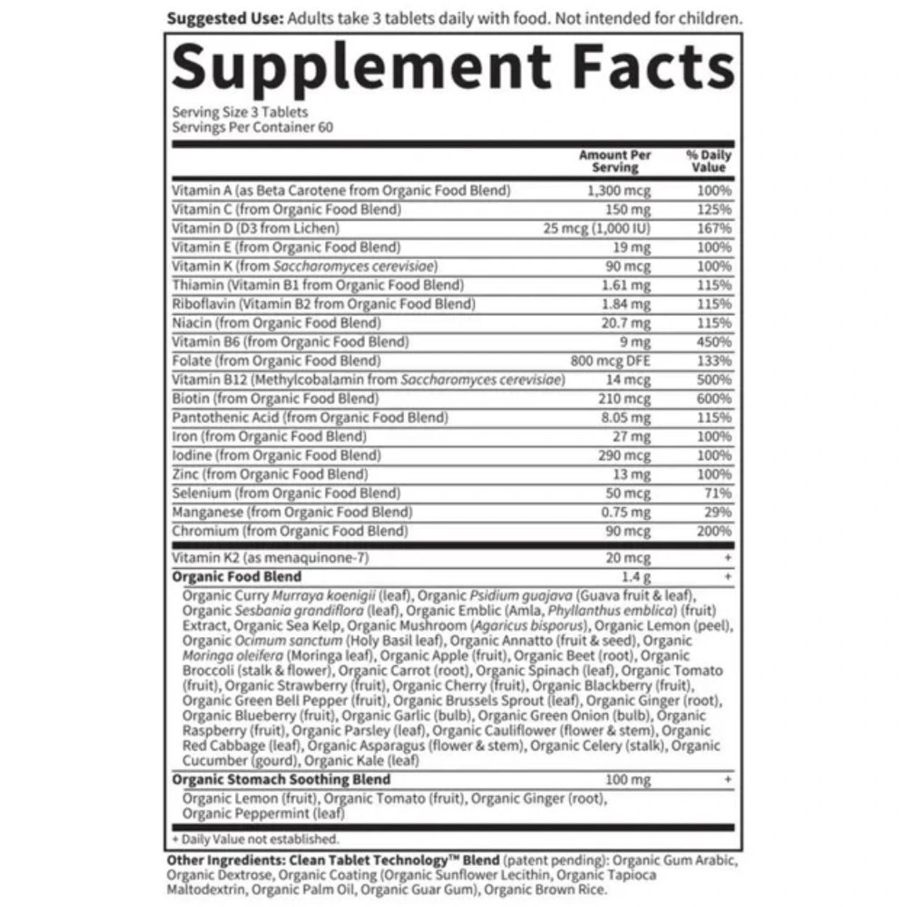 Garden Of Life MyKind Organics Prenatal Multi 180 Tablets - Image 3