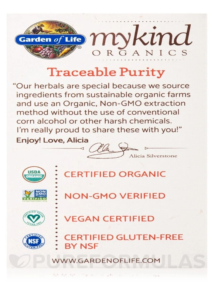 Mykind Organics Ashwaganda Stress & Mood - 60 Vegan Tablets - Image 10