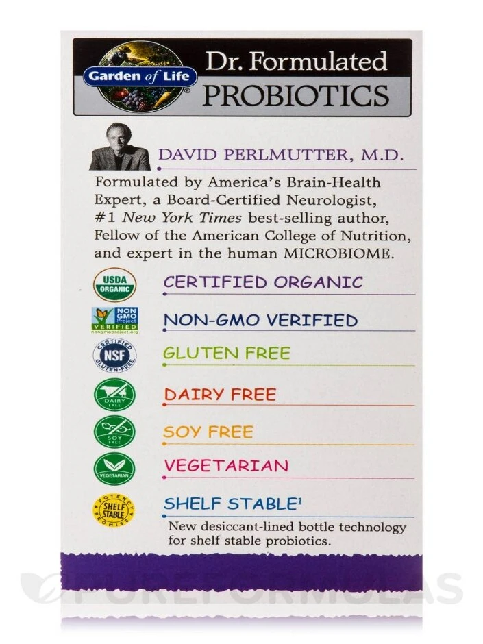 Dr. Formulated Probiotics Organic Kids+ 5 Billion CFU, Berry Cherry Flavor (Shelf Stable) - 30 Chewables - Image 9