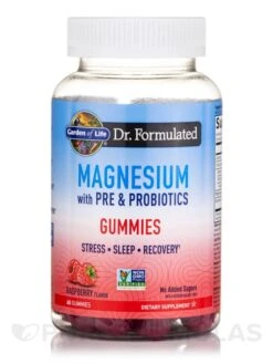 Dr. Formulated Magnesium Gummies, Raspberry Flavor - 60 Gummies