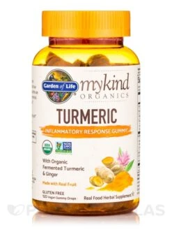 Mykind Organics Turmeric Inflammatory Response Gummy - 120 Vegan Gummy Drops