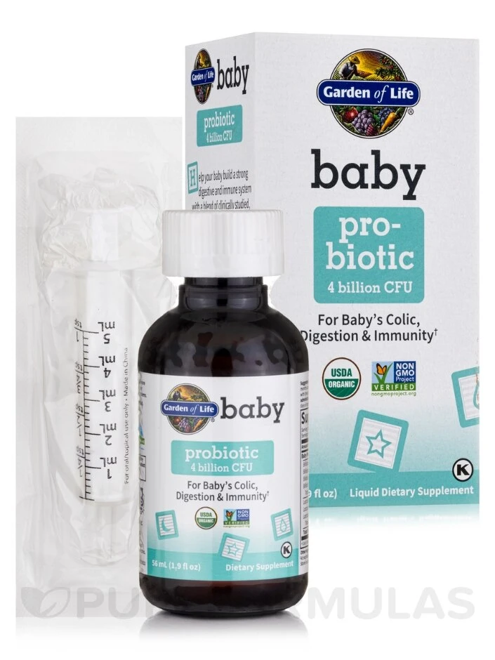 Baby Probiotic, 4 Billion CFU - 1.9 Fl. Oz (56 Ml) - Image 2