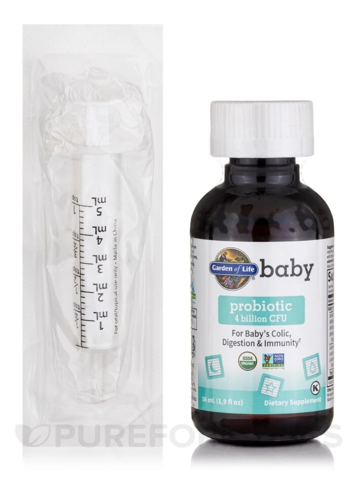 Baby Probiotic, 4 Billion CFU - 1.9 Fl. Oz (56 Ml) - Image 3