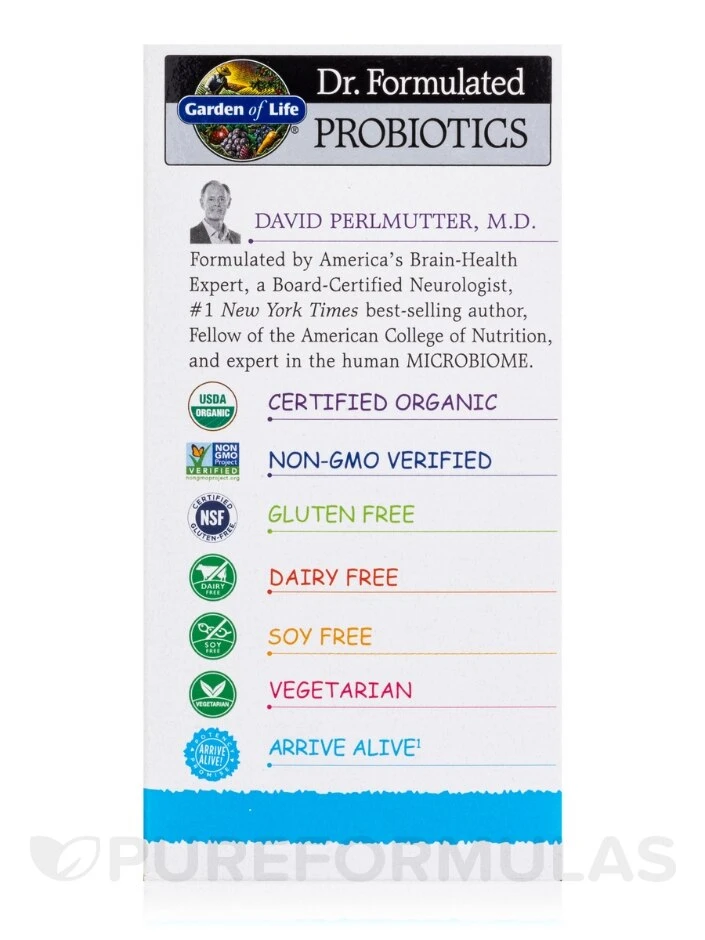 Dr. Formulated Probiotics Organic Kids+ 5 Billion CFU, Berry Cherry Flavor - 30 Chewables - Image 6