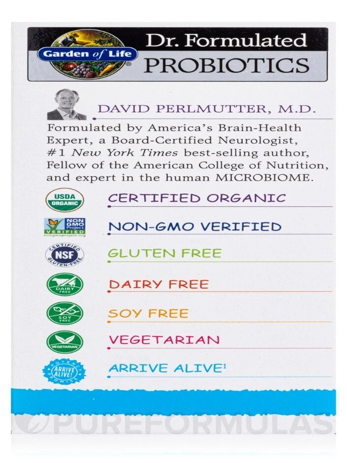 Dr. Formulated Probiotics Organic Kids+ 5 Billion CFU, Berry Cherry Flavor - 30 Chewables - Image 9