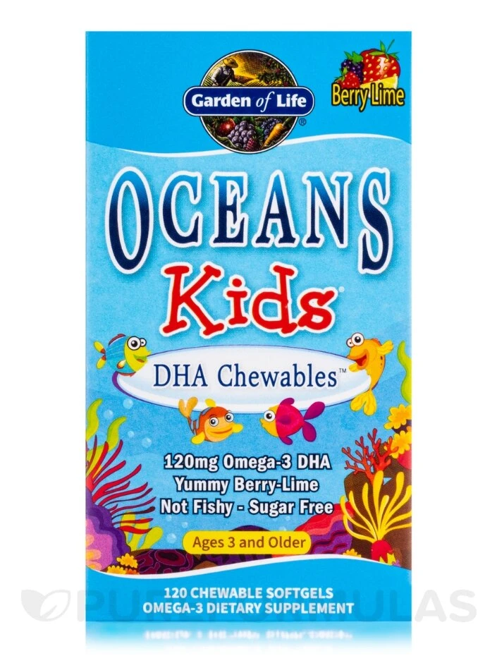 Oceans 3™ - Oceans Kids™ - 120 Chewable Softgels - Image 4