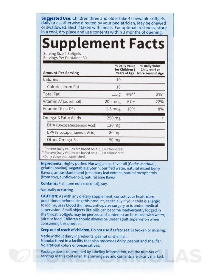 Oceans 3™ - Oceans Kids™ - 120 Chewable Softgels - Image 5