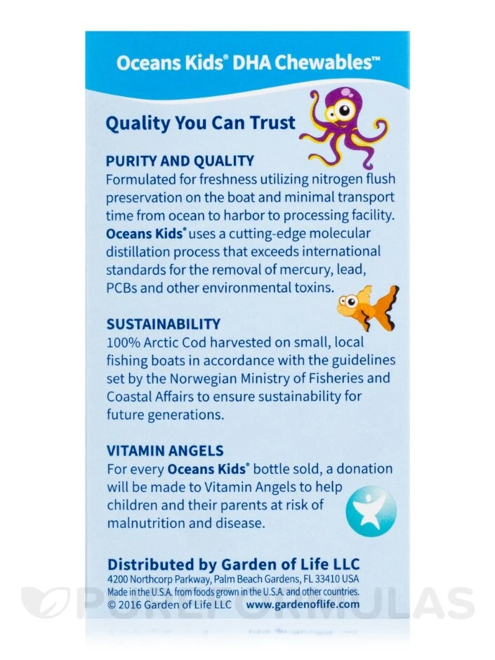 Oceans 3™ - Oceans Kids™ - 120 Chewable Softgels - Image 6
