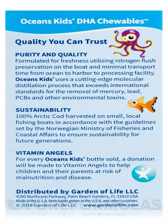 Oceans 3™ - Oceans Kids™ - 120 Chewable Softgels - Image 9