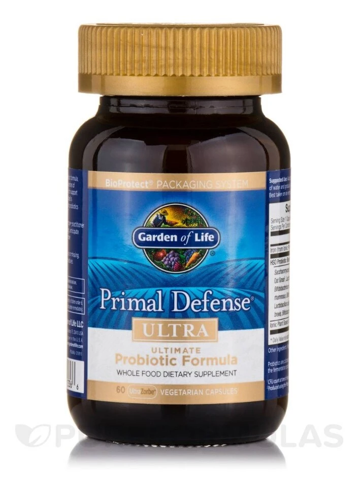 Primal Defense® ULTRA Probiotic Formula - 60 Vegetarian Capsules - Image 7
