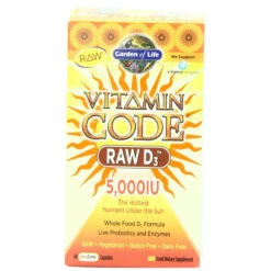 Garden Of Life Vitamin Code RAW D3 5000, 60 Capsules