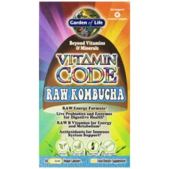 Garden Of Life Vitamin Code RAW Kombucha, 60 Capsules