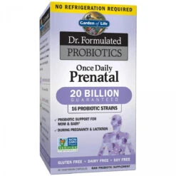 Garden Of Life Prenatal Probiotic For Women - Dr. Formulated Once Daily Prenatal For Digestive And Gut Health, Shelf Stable, 30 Capsules