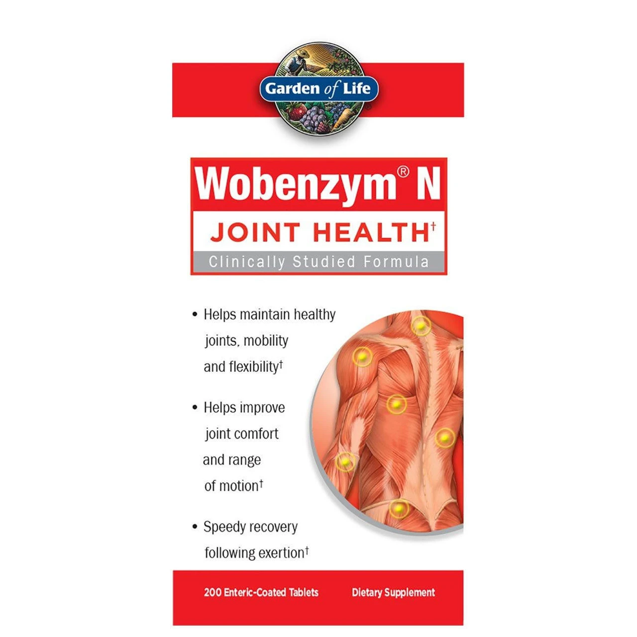 Garden Of Life Wobenzym N 200 Tabs